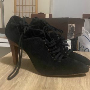 roberto cavalli stringata camoscio woman leather suede shoes